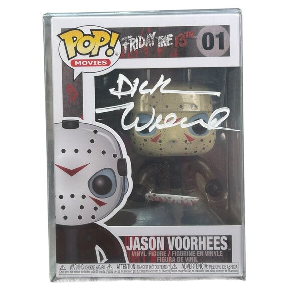FUNKO Jason Voorhees 01 Signed By Dick Wieand Friday The 13th Copycat Killer - Picture 1 of 6
